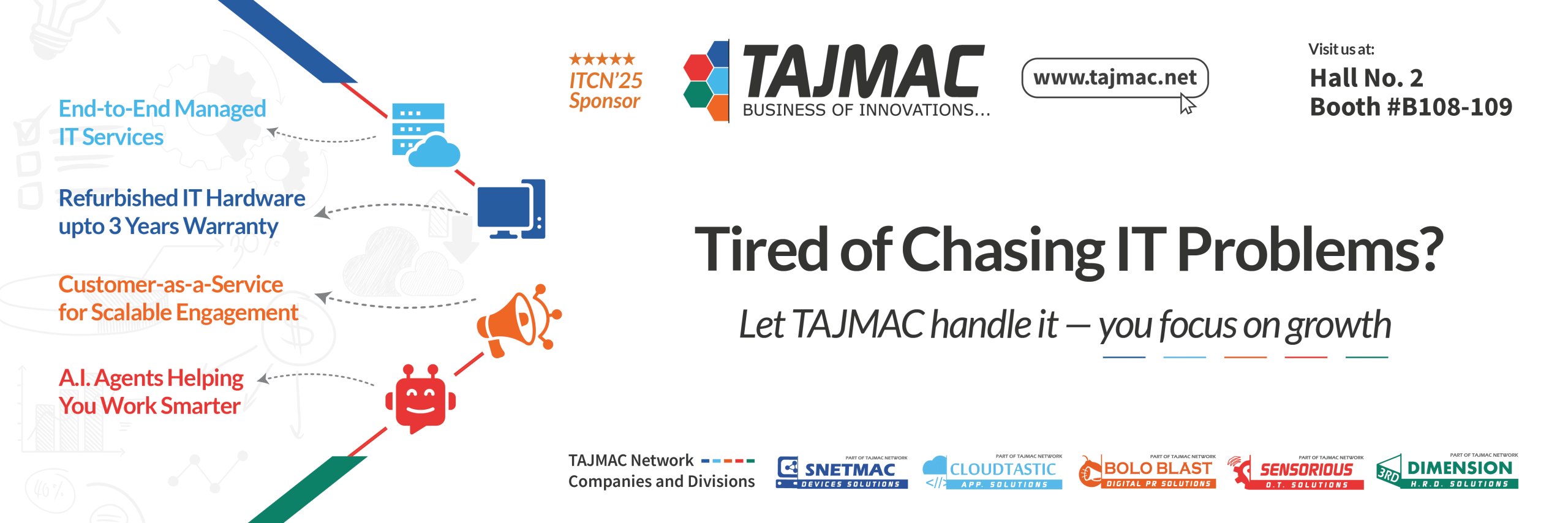 TAJMAC IT SOLUTIONS (PVT) LTD. Banner Ad 1200 x 40